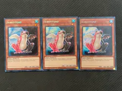 Substitoad 3x BLTR-EN054 Secret Rare 1st Edition NM & 3x Swap Frog Ra03 Yugioh - Image 2