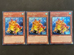 Substitoad 3x BLTR-EN054 Secret Rare 1st Edition NM & 3x Swap Frog Ra03 Yugioh - Image 4