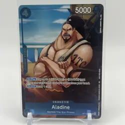 OP14-043 Aladine Dash Pack R Full Art One Piece TCG English Card - Image 1