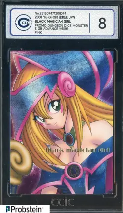2001 Yu-Gi-Oh! JPN Promo DDM Pink SCR Dark Black Magician Girl CCIC 8 NM-MT - Image 1