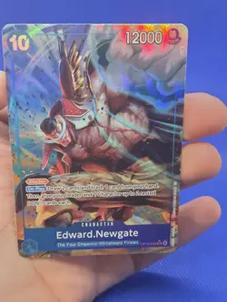 One Piece Carrying On His Will Edward Newgate OP13-042 Alternate Art NM - Image 2