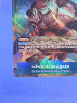 One Piece Carrying On His Will Edward Newgate OP13-042 Alternate Art NM - Image 5