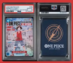 2026 ONE PIECE PROMOS COLLEGE BASKETBALL US VOYAGE MONKEY D. LUFFY PSA 10 - Image 1