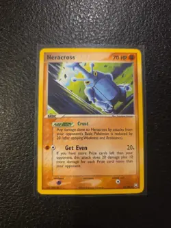 Pokemon Card - Heracross Team Rocket Returns 43/109 Uncommon LP - Image 1