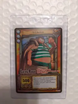 Bandai One Piece CCG Card Lucky Roux A Glutton Holo The Quest Begins Vintage '05 - Image 1