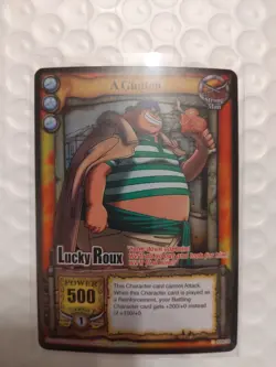 Bandai One Piece CCG Card Lucky Roux A Glutton Holo The Quest Begins Vintage '05 - Image 2