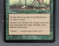 MTG Crop Rotation- DAMAGED -Urza's Legacy Magic the Gathering Card #098 - Image 4