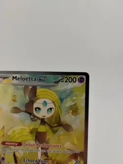 Pokemon TCG Meloetta EX Full Art Sir Black Bolt Card 167/086 Mint Condition - Image 2