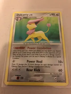 Delcatty 4/127 Rare Holo Platinum Pokemon Card - Image 3