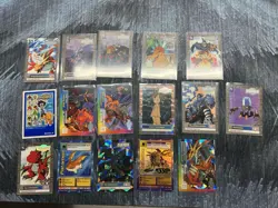 Digimon 16 Card Lot Collection 1999 Bandai Deck Starter Holo Foil Vintage - Image 1