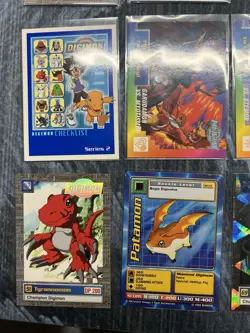 Digimon 16 Card Lot Collection 1999 Bandai Deck Starter Holo Foil Vintage - Image 2