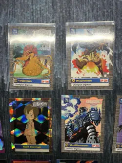 Digimon 16 Card Lot Collection 1999 Bandai Deck Starter Holo Foil Vintage - Image 5
