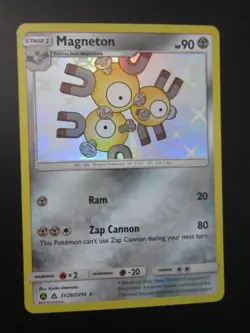 MAGNETON HOLO POKEMON CARD SV28/SV94 HIDDEN FATES SHINY NEVER PLAYED NM - Image 1