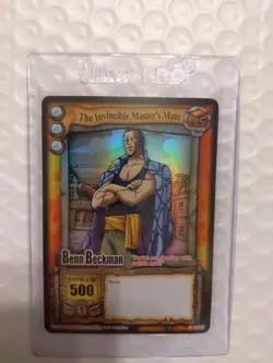 Bandai One Piece CCG Card Game Benn Beckman The Invincible Master's Mate Holo - Image 1