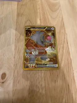 Pokemon TCG Bloodmoon Ursaluna EX Twilight Masquerade Card 222/167 Sv06 - Image 2