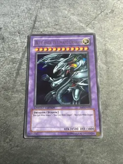 Blue-Eyes Ultimate Dragon JMP-EN005 Limited Edition Secret Rare Card Holo - Image 1
