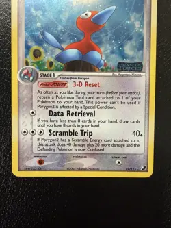 Porygon2 Reverse Holo Stamped 2005 Pokemon Card 12/115 Unseen Forces NM - Image 3