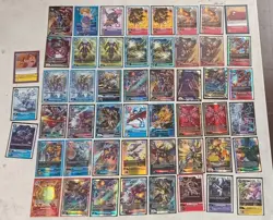 Digimon 51 card lot Mostly Super Rare, Promos NM+ - Image 1