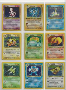 Vintage Pokemon Card Collection 108 Lot WOTC Holos 1st Edition Shadowless - Image 1