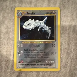 Pokemon Steelix Rare Stage 1 Neo Genesis 35/111 110 HP Nintendo Card - Image 1
