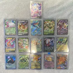 Pokemon TCG 16 Full Art Holo Cards Lot - VS Set Mewtwo, Eevee, Wigglytuff - Image 1