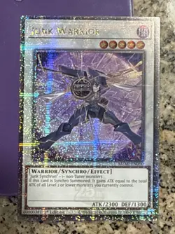 Yu-Gi-Oh Junk Warrior - Quarter Century Secret Rare - MZMI-EN000 - 1st Ed NM - Image 1