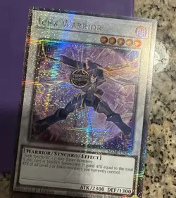 Yu-Gi-Oh Junk Warrior - Quarter Century Secret Rare - MZMI-EN000 - 1st Ed NM - Image 2