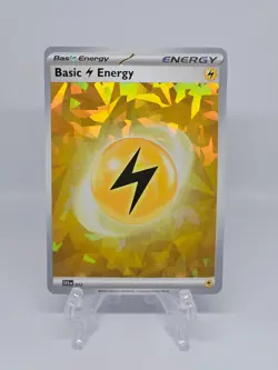 012 SVE LIGHTNING ENERGY | RARE CRACKED ICE HOLO | SCARLET & VIOLET POKEMON CARD - Image 1