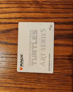 Food Chain Art Card (Gold-Stamped) MTG - Teenage Mutant Ninja Turtles - Image 2