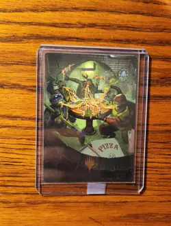 Food Chain Art Card (Gold-Stamped) MTG - Teenage Mutant Ninja Turtles - Image 3