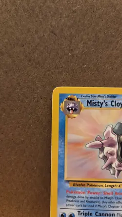Misty's Cloyster Gym Heroes 29/132 Rare non-holo LP - ungraded Pokemon Card - Image 3