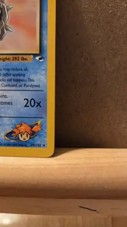Misty's Cloyster Gym Heroes 29/132 Rare non-holo LP - ungraded Pokemon Card - Image 5