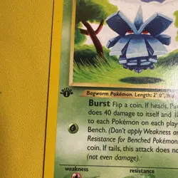 Pokemon Neo Discovery 61/75 Pineco 1st Edition Pokemon Card - Image 5