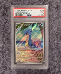 Misty's Lapras Holo PSA 9 Illustration Rare Card 194/182 Sv10: Destined Rivals - Image 1