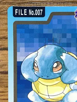 Pokemon Carddass Card Squirtle File No.7 Bandai Pocket Monsters 1997 - Image 3