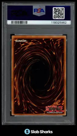 2003 YU-GI-OH! LON 1ST EDITION LON-047 JAR OF GREED SUPER RARE PSA 8 - Image 2