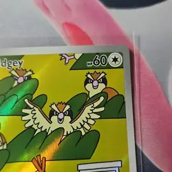 Pokemon Pidgey 207/197 Illustration Rare Full Art Holo OBF Basic 2023 Card - Image 3