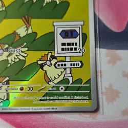 Pokemon Pidgey 207/197 Illustration Rare Full Art Holo OBF Basic 2023 Card - Image 5