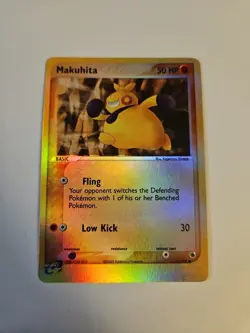 Makuhita EX Ruby & Sapphire Reverse Holo Pokemon Card 57/109 - Image 1