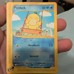 Pokemon Psyduck Aquapolis 104/147 2003 50 HP Headbutt Scratch Common Card - Image 1