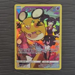 Dedenne TG07/TG30 SWSH09: Brilliant Stars Trainer Gallery Full Art Pokemon Card - Image 1