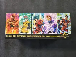 Dragon Ball Super Card Game Fusion World 1st Anniversary Set English Sealed - Image 1