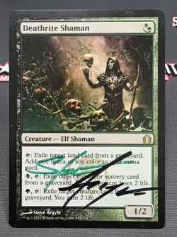 MTG Deathrite Shaman- Signed -Return to Ravnica Magic the Gathering Card #213 - Image 1