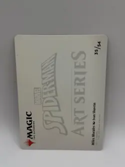 MTG - Spider-Man - Miles Morales Gold Signature Art Card #35 -r473 - Image 2