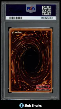2003 YU-GI-OH! LABYRINTH OF NIGHTMARE 1ST EDITION LON-018 MASK RESTRICT PSA 9 - Image 2