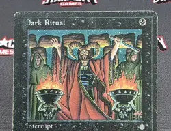 MTG Dark Ritual- DAMAGED -Ice Age Magic the Gathering Card #120 - Image 3