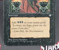 MTG Dark Ritual- DAMAGED -Ice Age Magic the Gathering Card #120 - Image 4