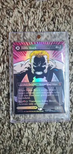 Eddie Brock (0233) (Borderless) Marvel's Spider-Man Foil eng - Image 1