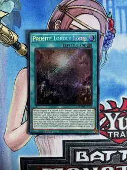 Yugioh Primite Lordly Lode BLMM-EN172 Secret Rare NM 1st Ed - Image 1