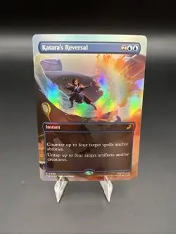 Katara's Reversal (# 63) MTG Avatar - BORDERLESS - FOIL - NM - Image 1